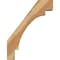 Ekena Millwork 6"W x 20"D x 26"H Merced Rough Sawn Knee Brace, Western Red Cedar BRC06X20X26MRC00RWR - alternate 4